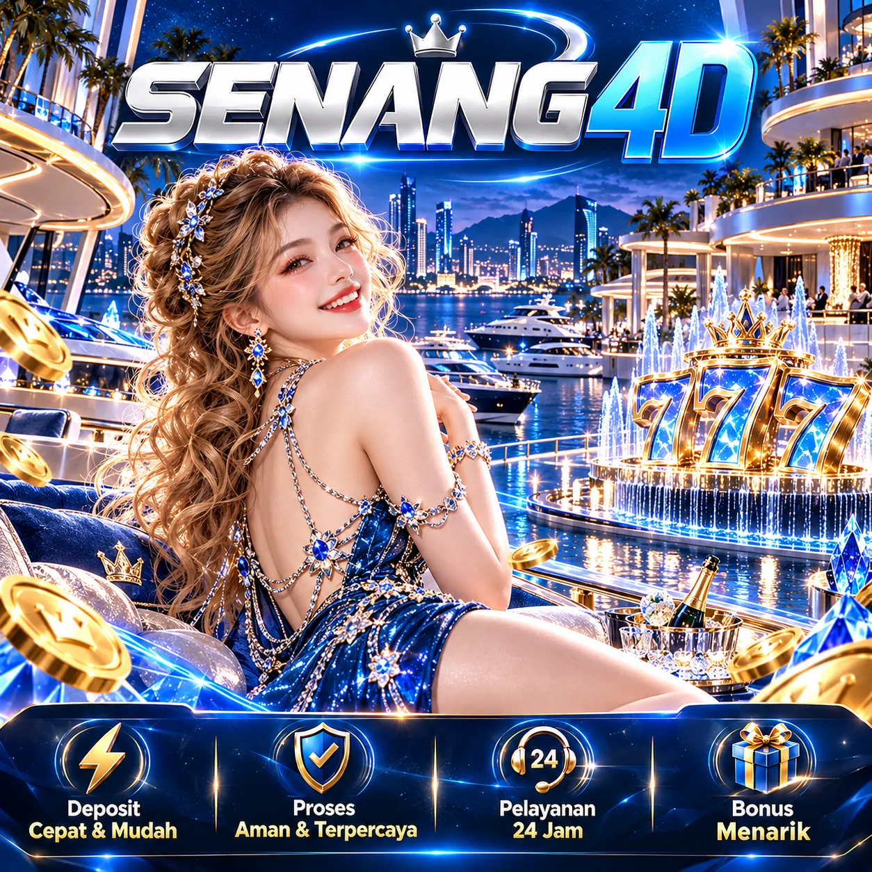 Banner SENANG4D khusus indexsenang4d.pages.dev, rasio persegi 1:1